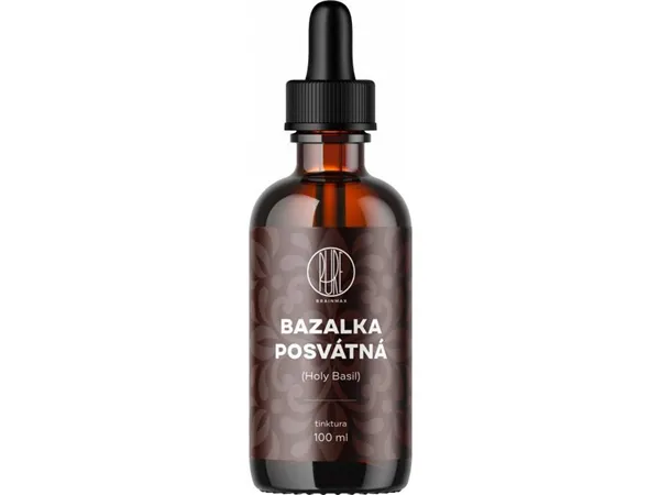 BrainMax Pure Bazalka posvátná, Holy Basil, tinktura 1:5, 100 ml