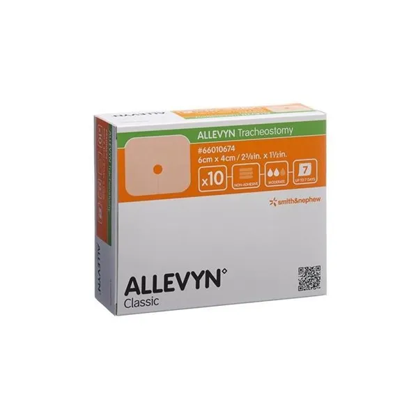 Allevyn Tracheostomy Paediatric  4 x 6 cm