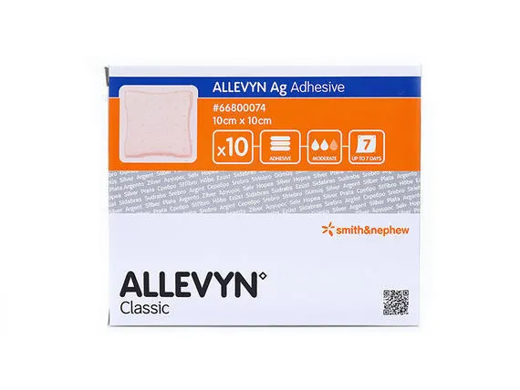 Allevyn Ag Adhesive 10 cm x 10 cm