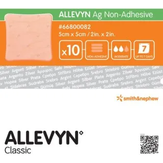Allevyn Ag Non Adhesive 5 cm x 5 cm