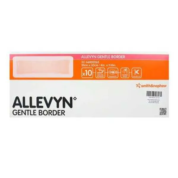 Allevyn Gentle Border 10 x 30 cm bal=10ks