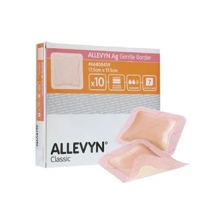 Allevyn Ag Gentle Border 17,5 x 17,5 cm bal=10ks