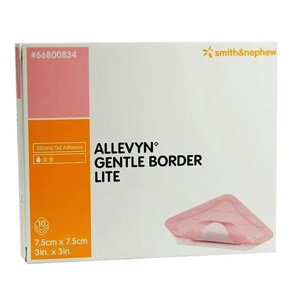 Allevyn Gentle Border Lite 7,5 x 7,5 cm