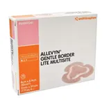 Allevyn Gentle Border Lite Multisite 8 x 8,4 cm bal=10ks