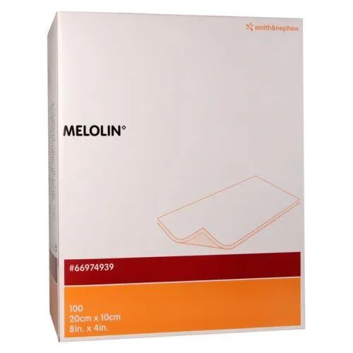 Melolin 10 x 20 cm-sterilní 100ks