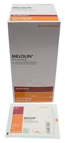 Melolin  5 x 5 cm - sterilní 100ks