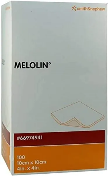 Melolin 10 x 10 cm - sterilní 100ks