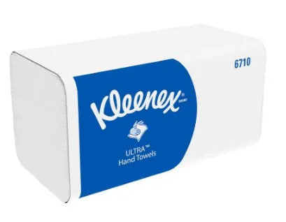  Kleenex Ultra ručníky papírové bílé,skládané,96 útržků, 21,5 x 31,8 cm