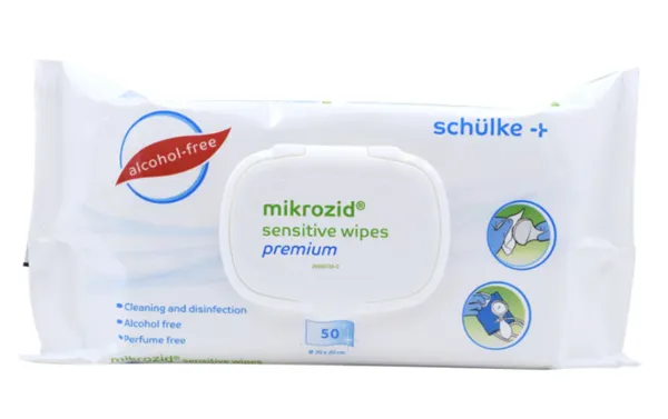 Mikrozid Sensitive wipes premium 100 ks    