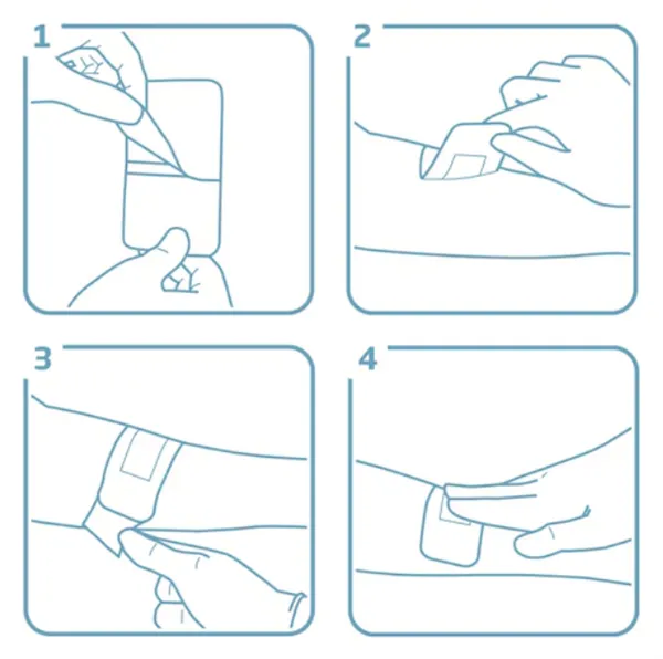Leukomed® Skin Sensitive sterile, 5cm x 7,2cm (5ks v balení)