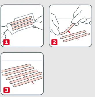 Leukoplast® wound closure strip, 3mm x 75mm (50ks v balení)