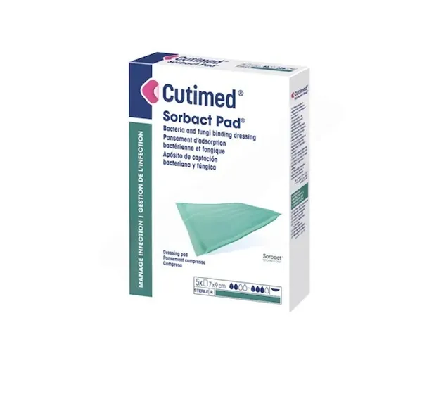 Cutimed Sorbact PAD 10cm x 10cm, 5ks