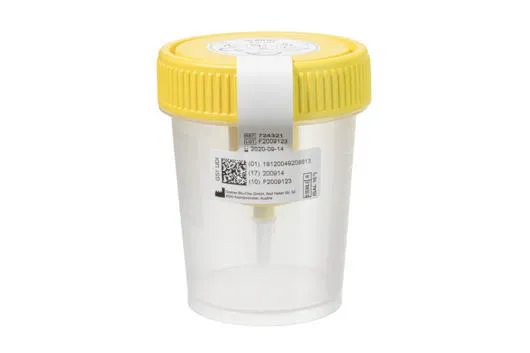 Kontejner na moč s integrovaným adapterem pro sterilní odběr, 100 ml