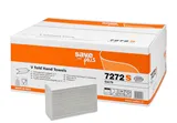 Ručník skládaný Save Plus V Fold, 2vrs, 75% celu, 215x210mm, 15 x 200ks