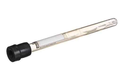 Zkumavka Vacuette 1,5ml, uzavřená sedimentace, plastová, černá, 2x50ks