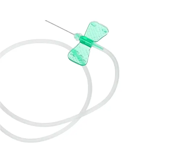 Intravenózní kanyla zelená 21G KD-FLY, s křídly a hadičkou,0,80 x 19 mm