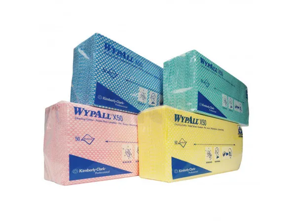 Utěrky Wypall X50 žlutá, box 50 ks