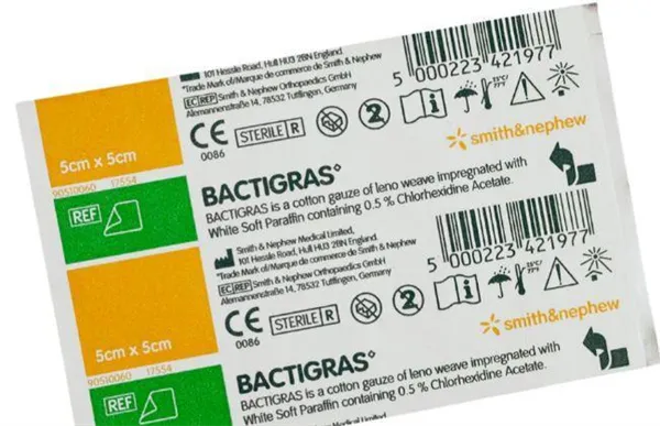 Bactigras  5 x 5 cm