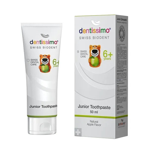 DENTISSIMO švýcarská zubní pasta Junior 6+ let 50ml