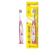 DENTISSIMO zubní kartáček Kids Brush Soft 2-6 let - růžový