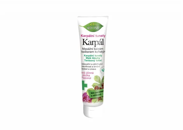 Masážní balzám Karpální Tunely s Kaštanem Koňským + Paeonol 130 ml