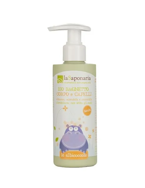 Jemný tělový a vlasový mycí gel pro děti BIO (190 ml)