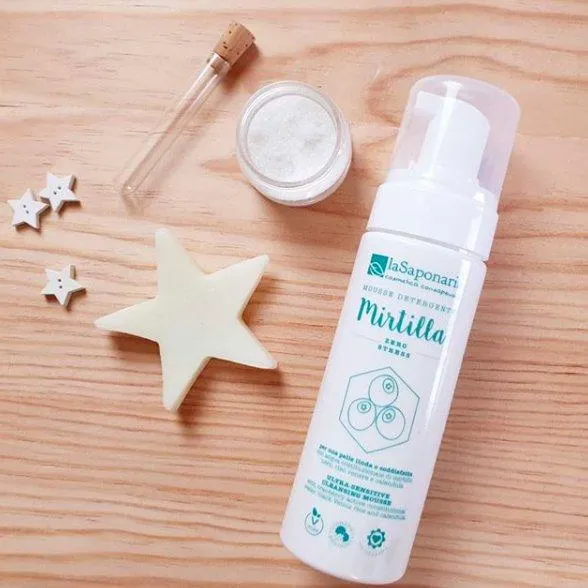laSaponaria Čisticí pěna extra jemná pro citlivou pleť BIO - 150 ml