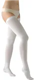 Antitrombotické punčochy L, bílé, Avicenum ANTI-TROMBO PREMIUM AG pata