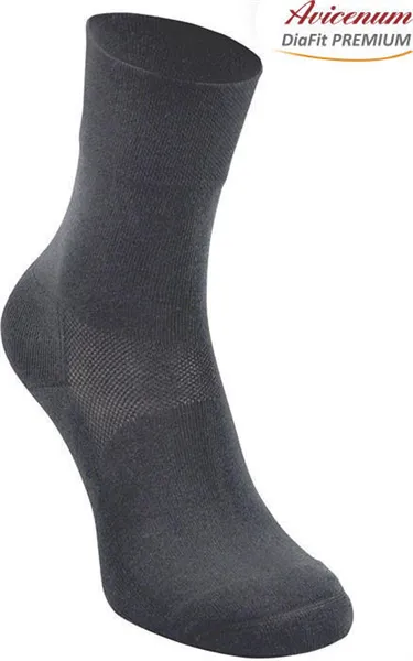 Ponožky bavlněné, 36-39. antracit 7007. DiaFit PREMIUM