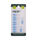 HER - mezizubní kartáček - 0,5 mm modrý