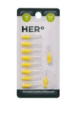 HER - mezizubní kartáček - 0,6 mm žlutý