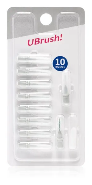 UBrush! - mezizubní kartáček - 1,0 mm bílý