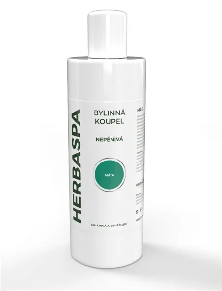 HERBASPA bylinná koupel máta - nepěnivá 400 ml