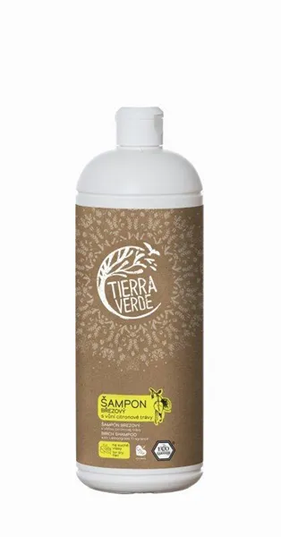 Březový šampon na suché vlasy s citrónovou trávou (1 l)