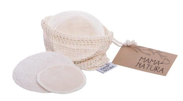 Pratelné odličovací tamponky - mix (4 ks malé + 2 ks velké)