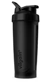 Vilgain Shaker Pro 600ml ⁠–⁠ s praktickým poutkem, zaobleným dnem a spirálou, černý