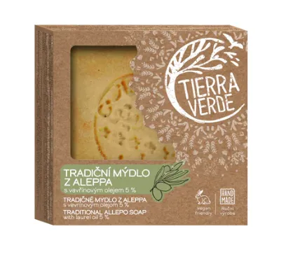 Tierra Verde Aleppské mýdlo pro problematickou pokožku - 1 ks