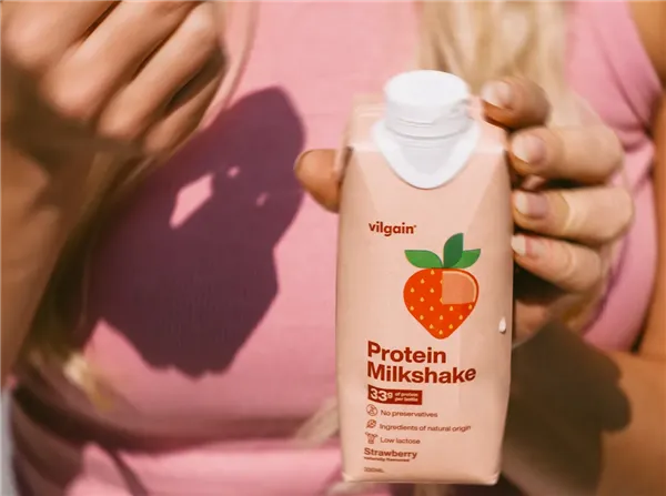 Vilgain Protein Milkshake- mléčný proteinový nápoj jahoda 100ml