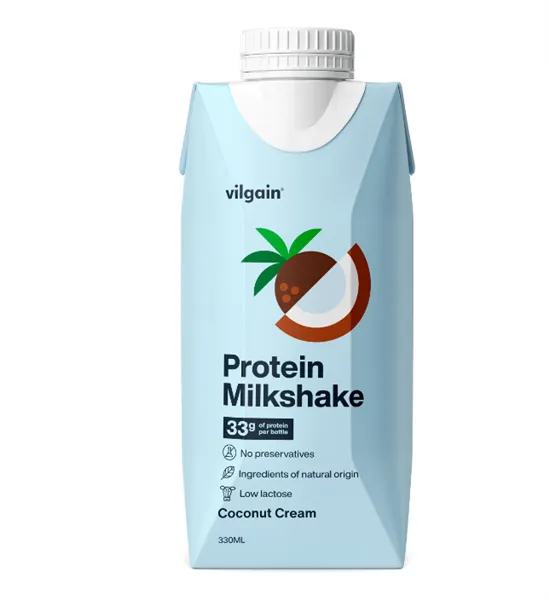 Vilgain Protein Milkshake- mléčný proteinový nápoj kokos 330ml