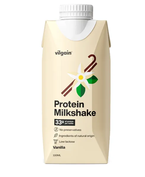 Vilgain Protein Milkshake- mléčný proteinový nápoj vanilka 100ml