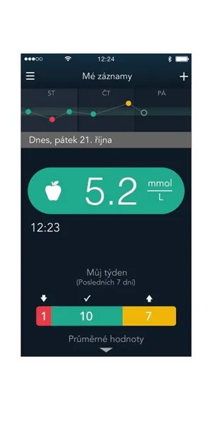 Glukometr Contour Plus One + 5 proužků