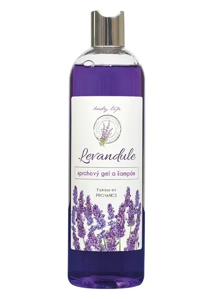 Body Tip Premium Sprchový gel a šampon levandule 500ml