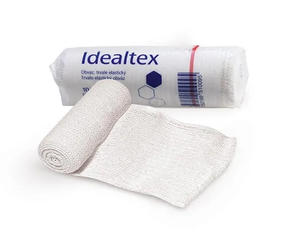 Idealflex, elastické, krátkotažné obinadlo, 12 cm x 5 m