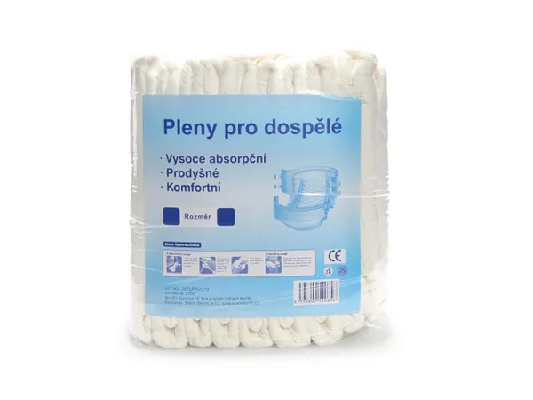 Plenkové kalhotky samolepící, prodyšné, vel. M, 2380 ml