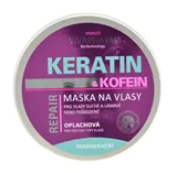 Keratinová maska na vlasy s kofeinem VIVAPHARM 200ml