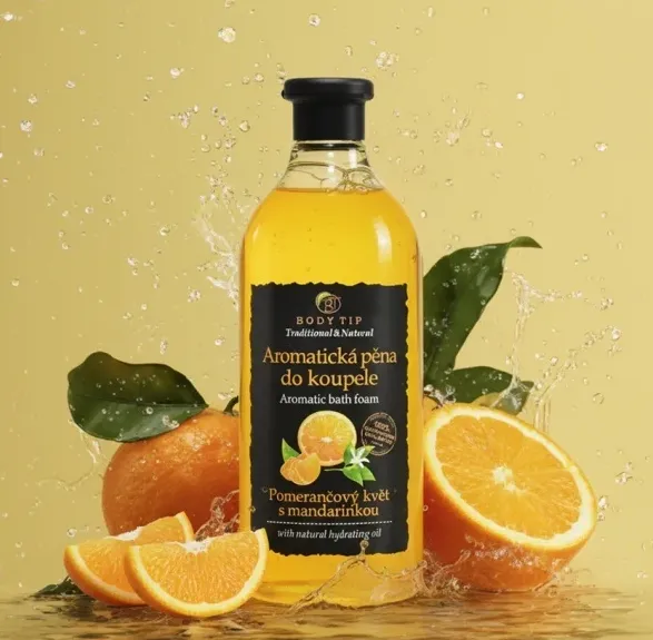 Pěna do koupele Pomerančový květ s mandarinkou BODY TIP 750 ml