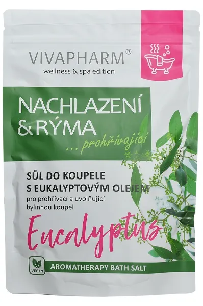 Vivapharm Sůl do koupele Nachlazení a rýma 1000g
