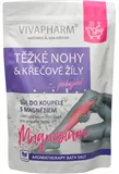 Vivapharm Sůl do koupele Těžké nohy a křečové žíly 1000g