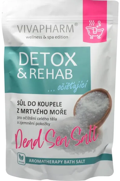 Vivapharm Sůl do koupele Detox and rehab 1000g