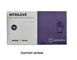 Rukavice vyšetřovací, nitrilové, 9N, vel. XS, nepudrované, modré
